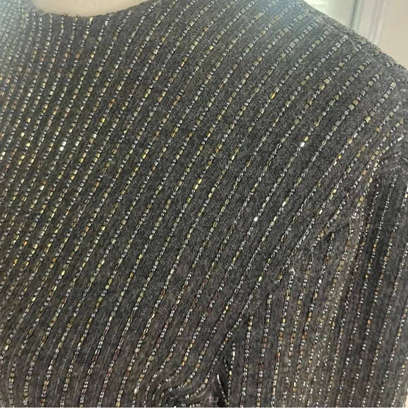 Carolyne Roehme Elizabeth Arden Vintage 80’s Beaded Wool Sweater | Size M - Picture 7 of 11